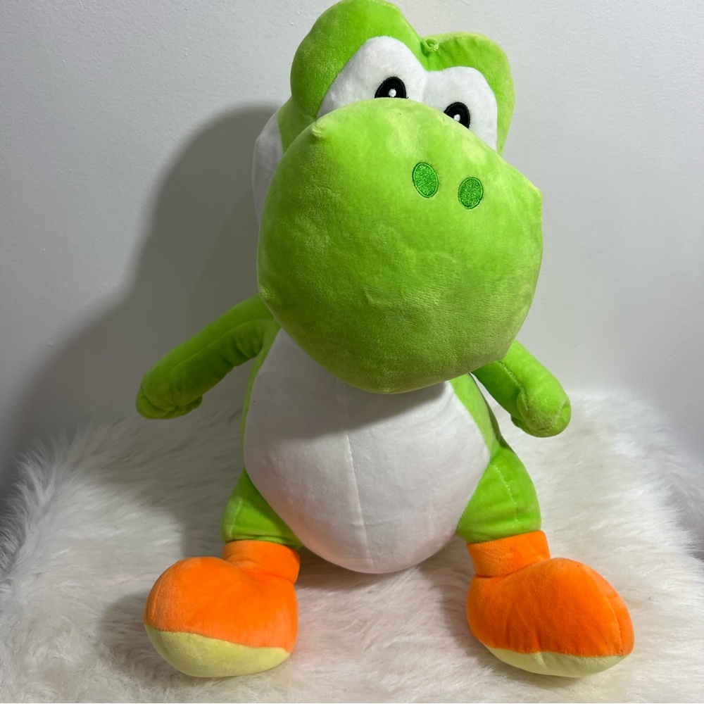21" Large Super Mario Yoshi Soft Plush Stuffed Animal‎ - Picture 3 of 8